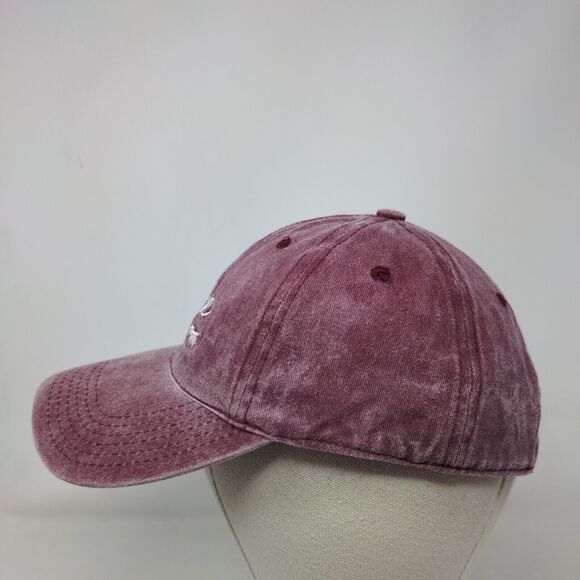 Babe Lashes Slideback Hat Red OS Adjustable Embroidered So American Heritage - Picture 3 of 7